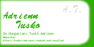 adrienn tusko business card
